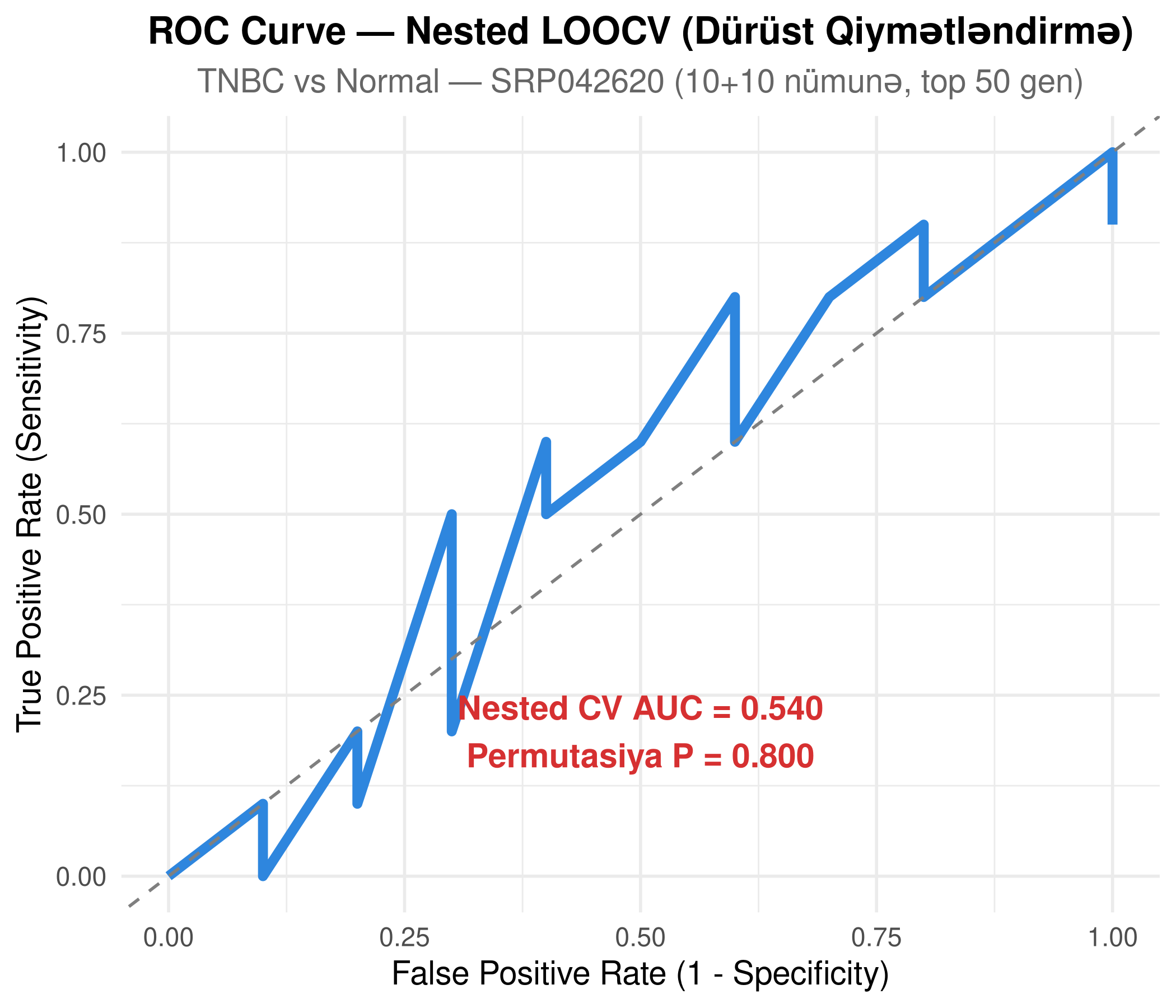 Nested Cross Validation ROC Curve