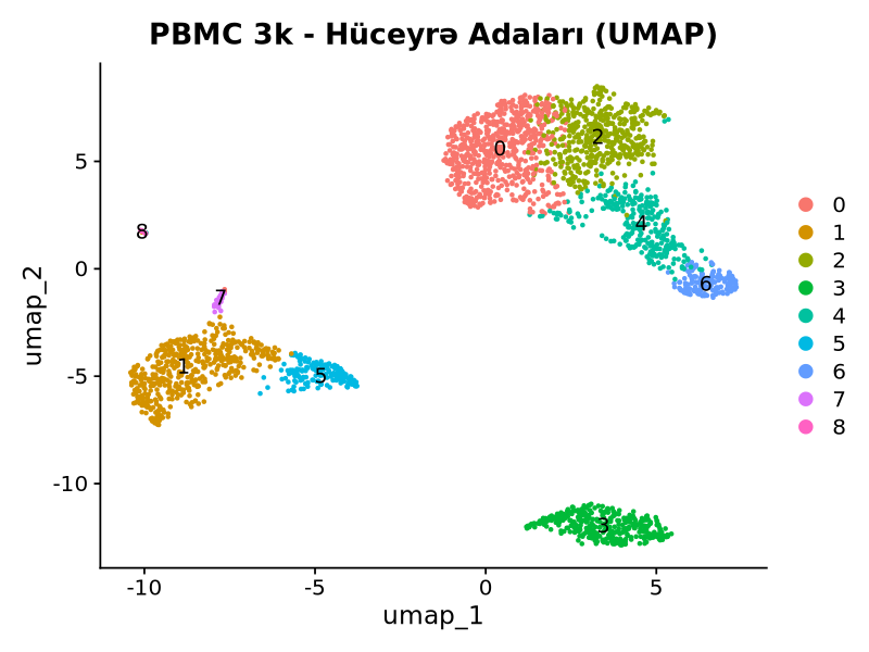 Seurat PBMC Unsupervised Clusters
